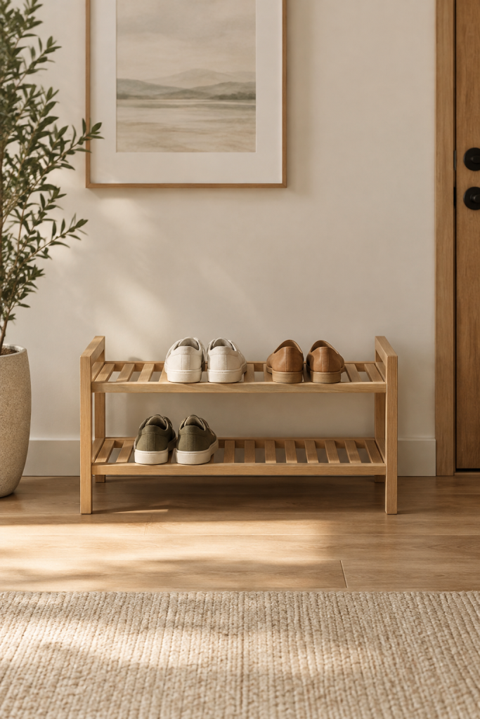 Lume 2-Tier Shoe Rack